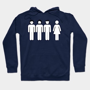 Flight of the Conchords inspired - Too many d***s on the dance floor Hoodie